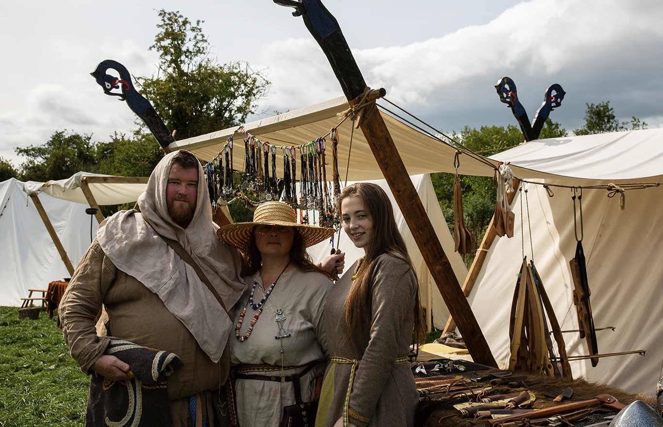 reenactors at Viking Woodstown